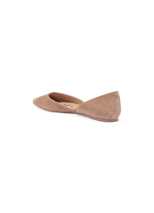 Detail View - Click To Enlarge - SAM EDELMAN - 'Rodney' suede d'Orsay flats
