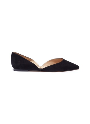 Main View - Click To Enlarge - SAM EDELMAN - 'Rodney' suede d'Orsay flats