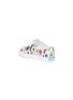 Figure View - Click To Enlarge - NATIVE  - 'Jefferson' mixed graphic print perforated toddler slip-on sneakers