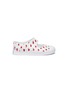 Main View - Click To Enlarge - NATIVE  - 'Juniper' heart print perforated toddler Mary Jane slip-ons