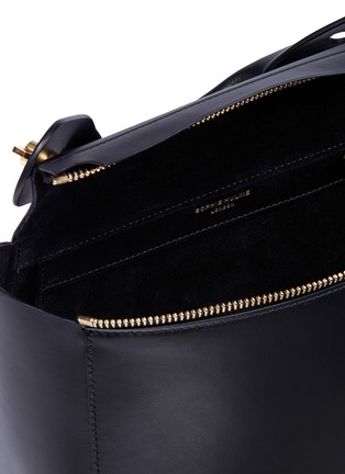 Detail View - Click To Enlarge - SOPHIE HULME - 'Bolt' leather shoulder bag