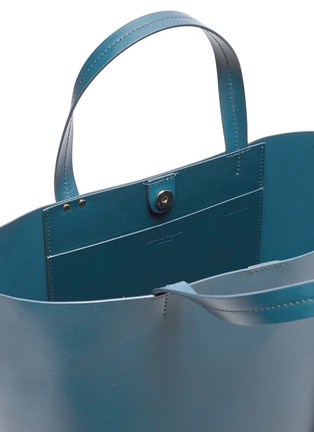 Detail View - Click To Enlarge - SOPHIE HULME - 'Exchange North South' leather tote