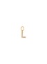 LOQUET LONDON - Diamond 18k yellow gold letter charm – L