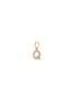 Main View - Click To Enlarge - LOQUET LONDON - Diamond 18k yellow gold letter charm – Q