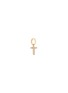Main View - Click To Enlarge - LOQUET LONDON - Diamond 18k yellow gold letter charm – T
