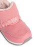 Detail View - Click To Enlarge - NEW BALANCE - '996' strap jersey toddler booties