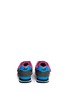 Back View - Click To Enlarge - NEW BALANCE - '574 Outside In' strap suede kids sneakers