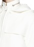 Detail View - Click To Enlarge - VALENTINO GARAVANI - 'Army Couture' cotton-silk drawstring parka