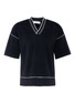 Main View - Click To Enlarge - JIL SANDER - Cotton knit V-neck T-shirt