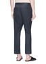Back View - Click To Enlarge - JIL SANDER - Cropped cotton twill pants