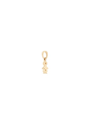Main View - Click To Enlarge - LOQUET LONDON - 18k yellow gold girl talisman charm