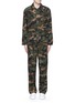 Main View - Click To Enlarge - VALENTINO GARAVANI - Camouflage silk pyjama set