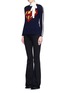 Figure View - Click To Enlarge - VALENTINO GARAVANI - 'Super H' superman icon wool sweater