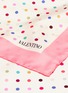 Detail View - Click To Enlarge - VALENTINO GARAVANI - 'Rainbow Dots' print silk twill scarf
