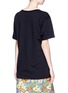 Back View - Click To Enlarge - GUCCI - Tiger vintage logo print oversized T-shirt