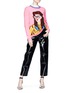 Figure View - Click To Enlarge - GUCCI - Embellished princess intarsia wool sweater