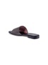 Detail View - Click To Enlarge - PEDDER RED - 'Fionn' stud pavé leather slide sandals