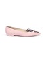 Main View - Click To Enlarge - SOPHIA WEBSTER - 'Talulah' fairy wing appliqué patent leather flats