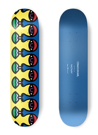 Main View - Click To Enlarge - LANE CRAWFORD - x Craig & Karl face skateboard