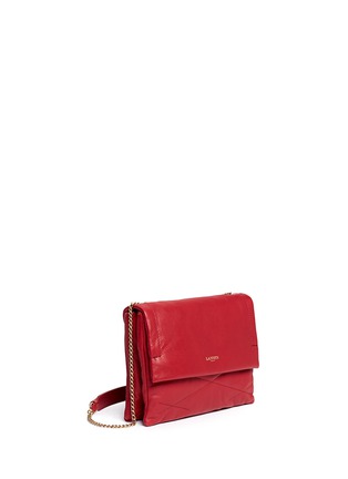 Front View - Click To Enlarge - LANVIN - 'Sugar' mini quilted leather chain bag