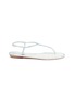 Main View - Click To Enlarge - RENÉ CAOVILLA - Strass pavé leather thong sandals