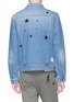 Back View - Click To Enlarge - THE EDITOR - Star embroidered denim jacket