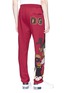 Back View - Click To Enlarge - - - Dog print logo patch sweatpants