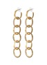 Main View - Click To Enlarge - ERICKSON BEAMON - 'Breaker of Chains' Swarovski crystal interlocking hoop earrings
