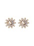 Main View - Click To Enlarge - ERICKSON BEAMON - 'Delicate Balance' Swarovski crystal starburst stud earrings