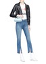 Figure View - Click To Enlarge - MOTHER - 'Insider' split cuff jeans