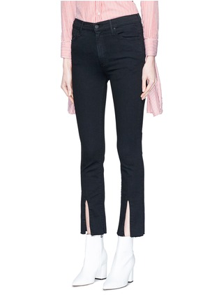 Front View - Click To Enlarge - MOTHER - 'Insider' split cuff jeans