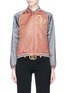 Main View - Click To Enlarge - GUCCI - 'Guccy' mystic cat embellished colourblock bomber jacket
