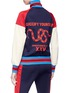 Back View - Click To Enlarge - GUCCI - 'Guccify Yourself' slogan bow print colourblock track jacket