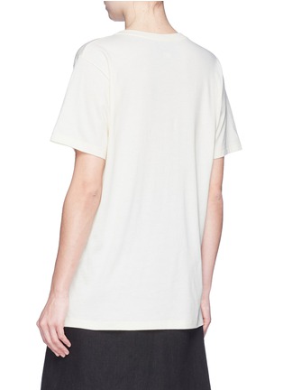 Back View - Click To Enlarge - GUCCI - 'Spirtismo' slogan logo print oversized T-shirt