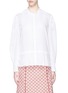 Main View - Click To Enlarge - GUCCI - Pleated front crinkled shirt