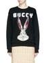 Main View - Click To Enlarge - GUCCI - 'Bugs Bunny' logo print oversized sweatshirt