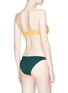 Back View - Click To Enlarge - HUNZA G - 'Jean' seersucker bikini set