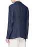Back View - Click To Enlarge - EIDOS - Linen soft blazer