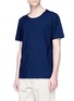 Front View - Click To Enlarge - EIDOS - Raw edge collar T-shirt