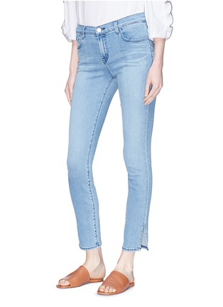 Front View - Click To Enlarge - J BRAND - '811' split cuff skinny jeans