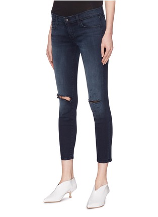 Front View - Click To Enlarge - J BRAND - '9326' ripped cropped skinny jeans