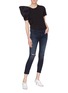 Figure View - Click To Enlarge - J BRAND - '9326' ripped cropped skinny jeans