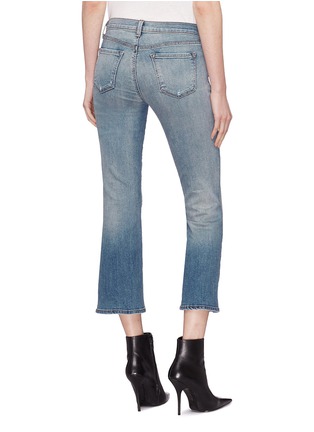 Back View - Click To Enlarge - J BRAND - 'Selena' ripped cropped boot cut jeans