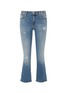 Main View - Click To Enlarge - J BRAND - 'Selena' ripped cropped boot cut jeans