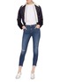 Figure View - Click To Enlarge - J BRAND - 'Alana' distressed cropped skinny jeans