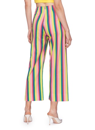 Back View - Click To Enlarge - STAUD - 'Maui' stripe culottes