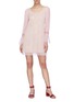 Figure View - Click To Enlarge - STAUD - 'Taylor' beaded cuff tulle mini dress