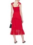 Figure View - Click To Enlarge - STAUD - 'Langdon' tie strap tulle peplum dress