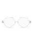Main View - Click To Enlarge - PERCY LAU - 'Dada Child' metal front acetate geometric optical glasses