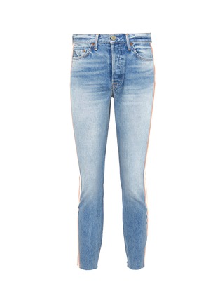 Main View - Click To Enlarge - GRLFRND - 'Karolina' stripe outseam jeans